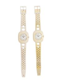 A Pair of Delux Plastic Wristwatches, 1960-80s