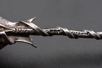 Eleven American Marine Decorated Silver Spoons