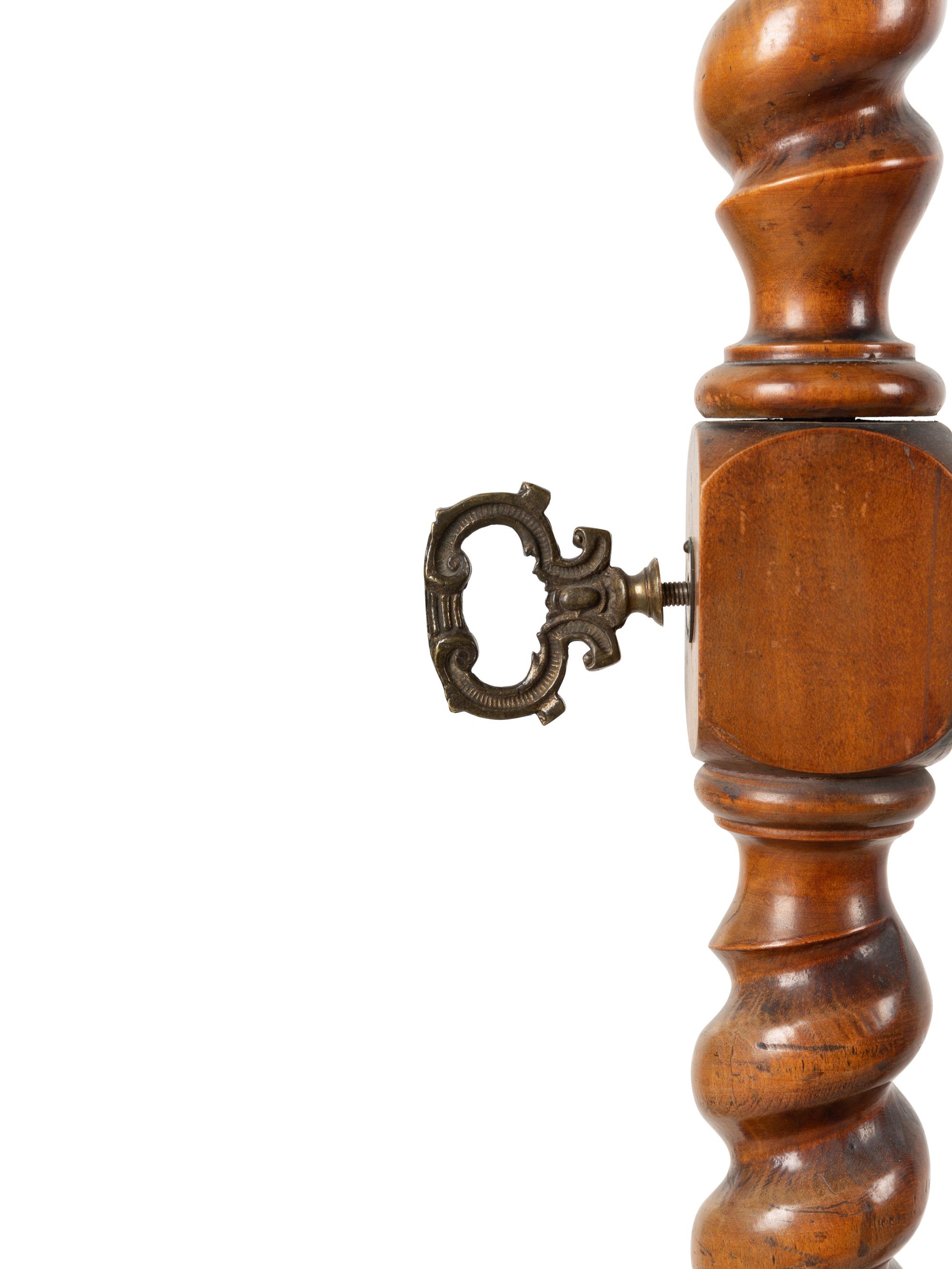 A Louis Philippe Carved Mahogany Cheval Mirror