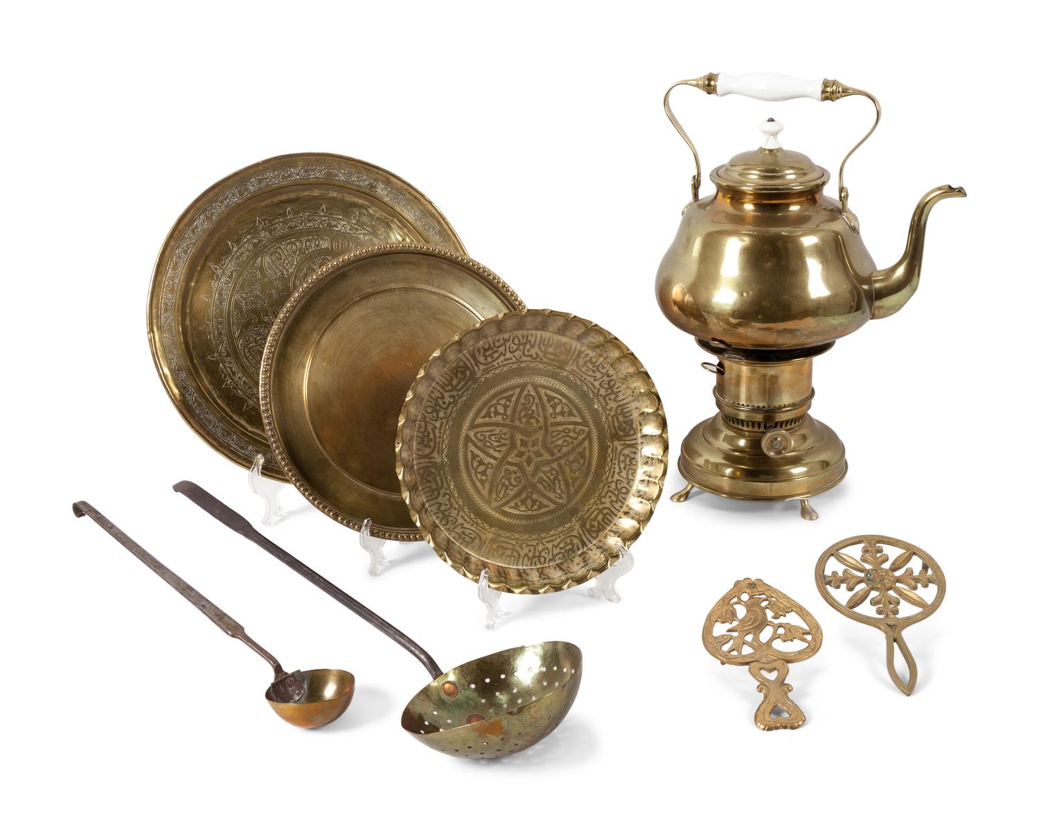 A Collection of Brass Objects