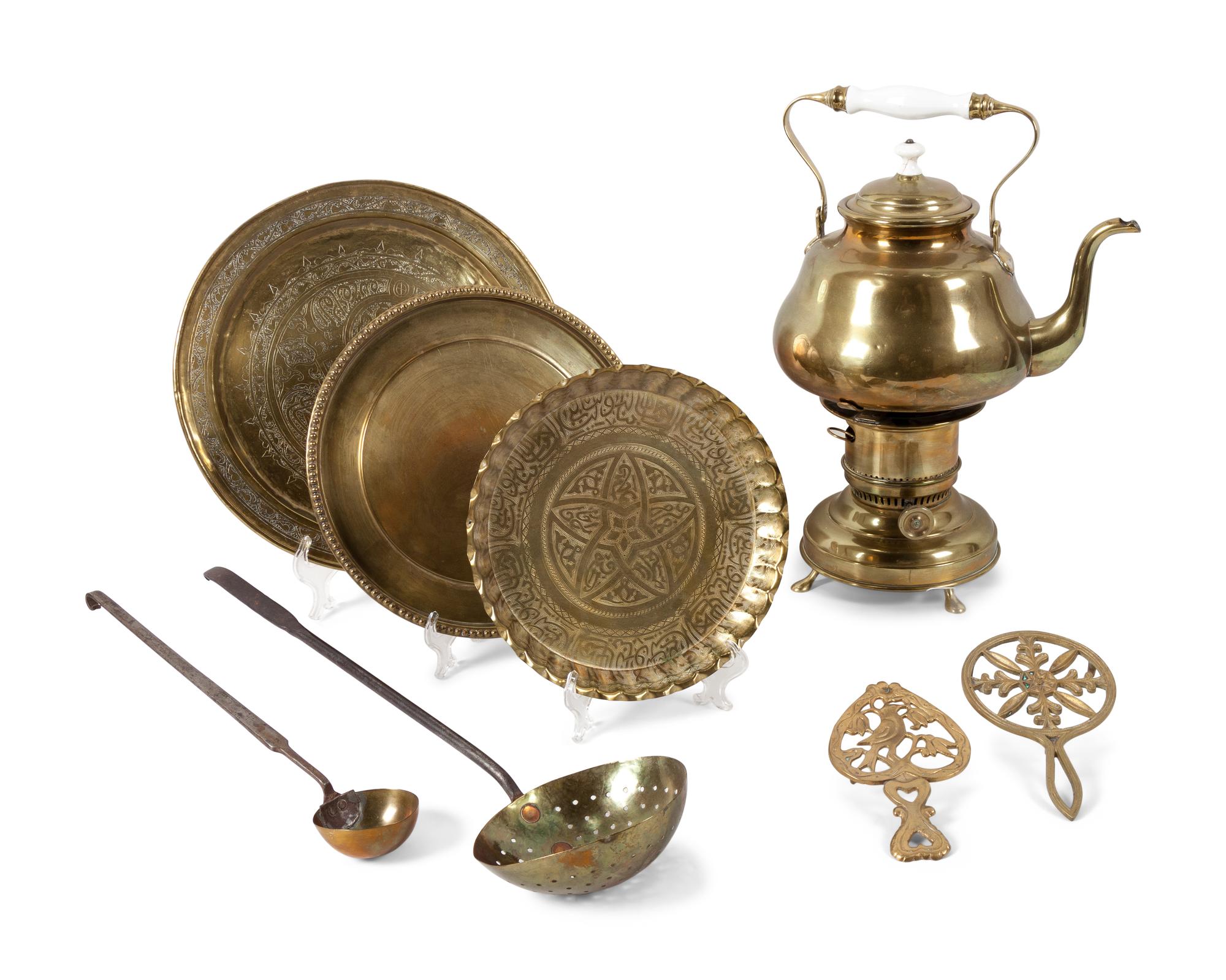 A Collection of Brass Objects