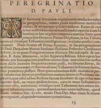 [MAP]. ORTELIUS, Abraham (1527-1598). Peregrinationis Divi Pauli Typus Corographicus . Antwerp, 1592.