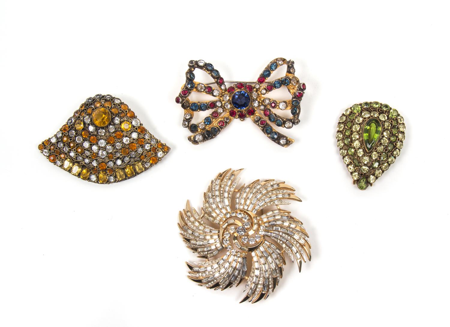 A Group of Brooches,