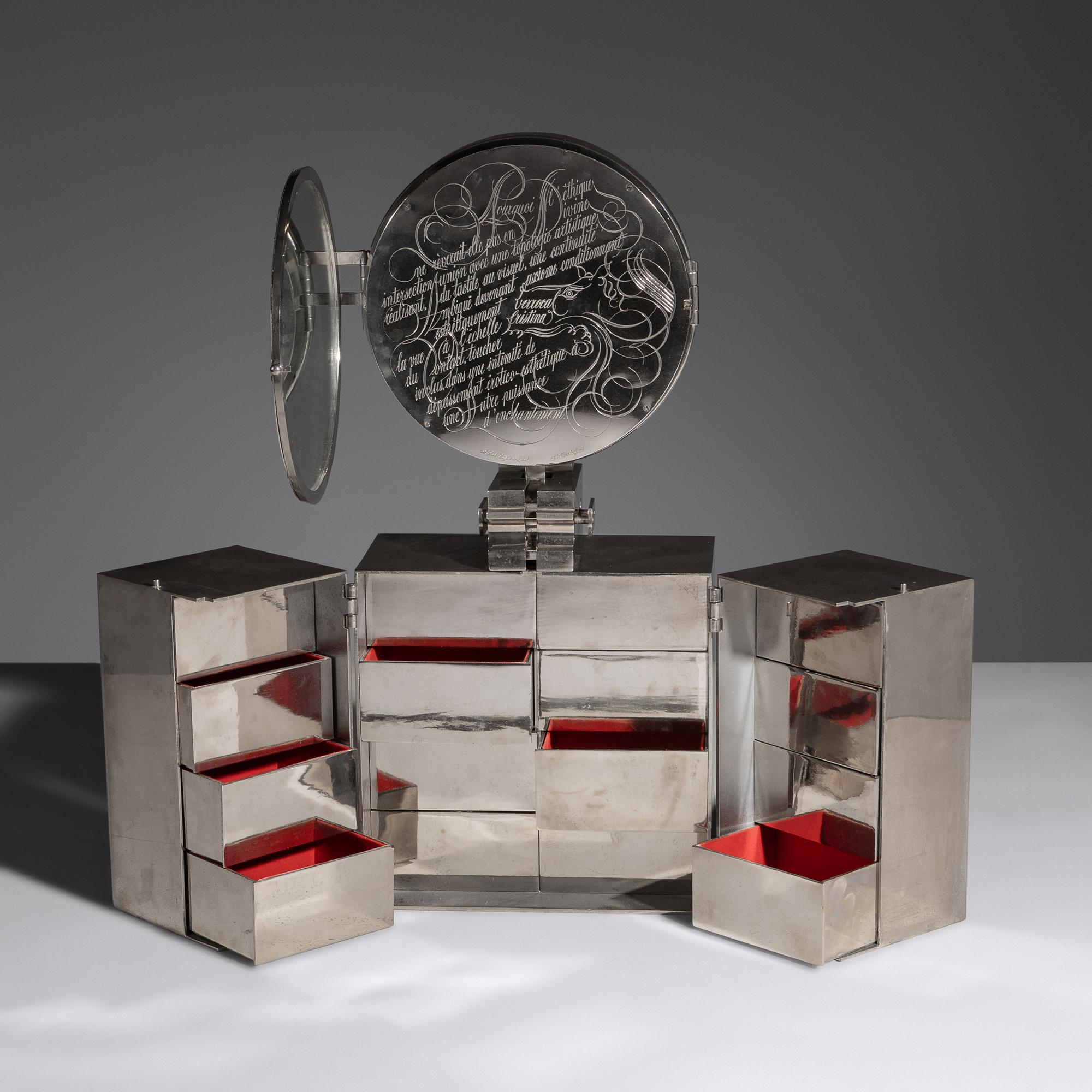 Paloma Box, c. 1970 Jewelry Chest and Vanity Spain