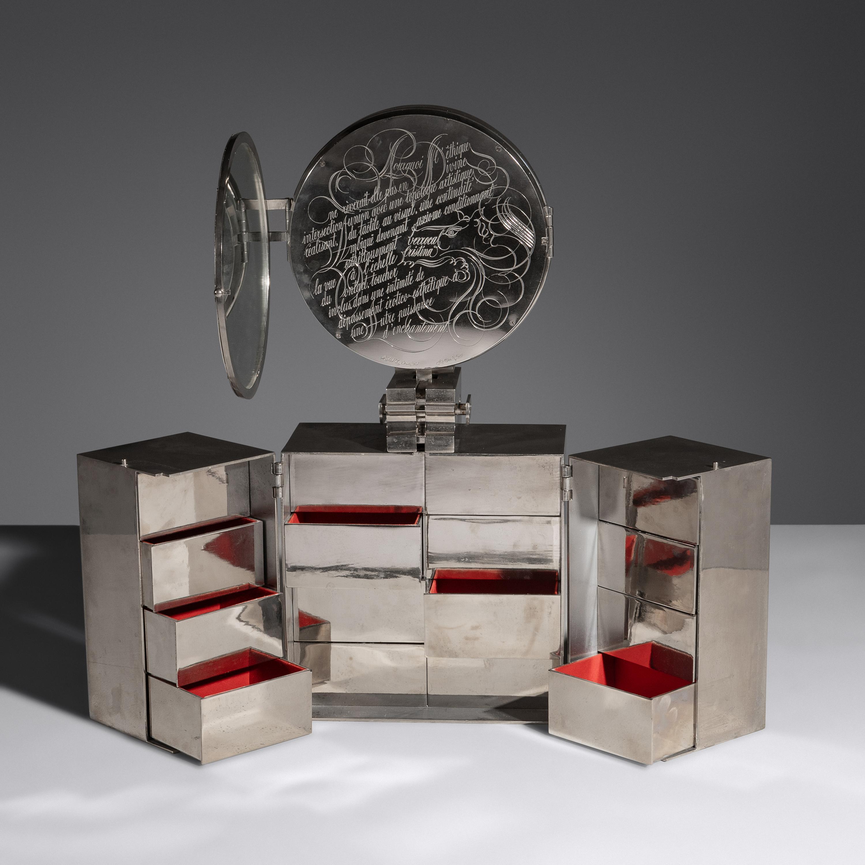 Paloma Box, c. 1970 Jewelry Chest and Vanity Spain