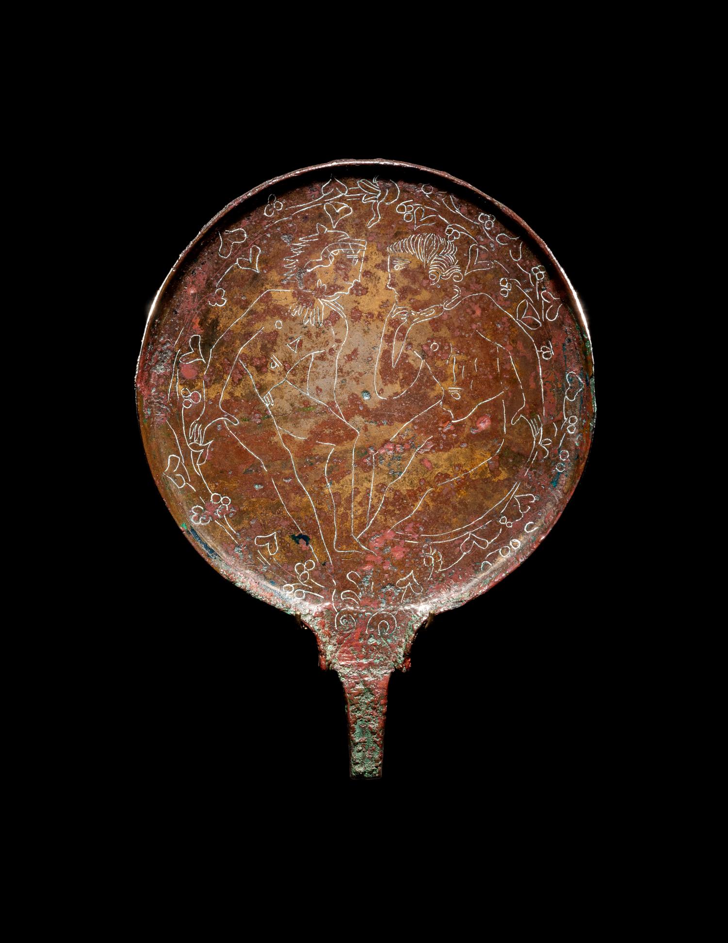 An Etruscan Bronze Mirror