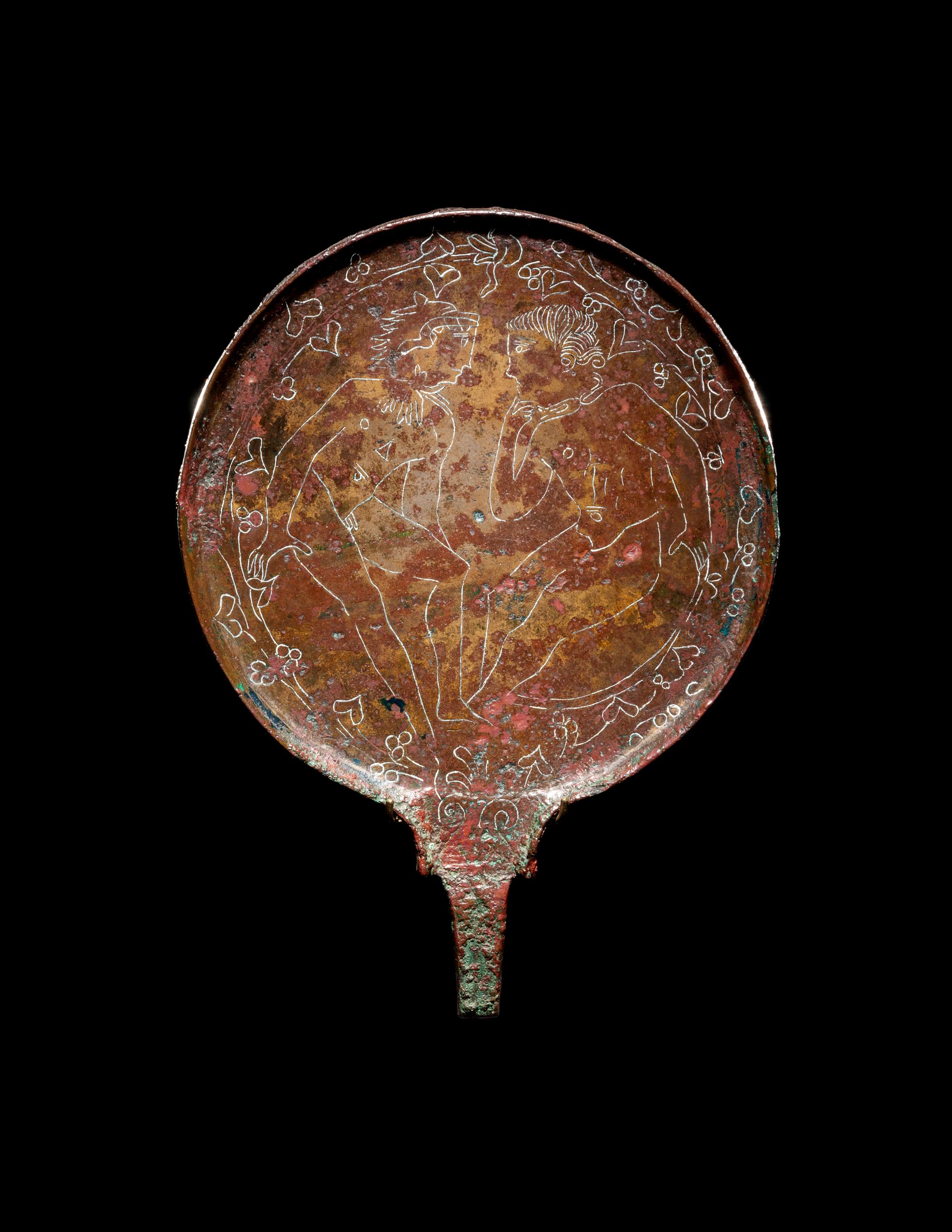 An Etruscan Bronze Mirror