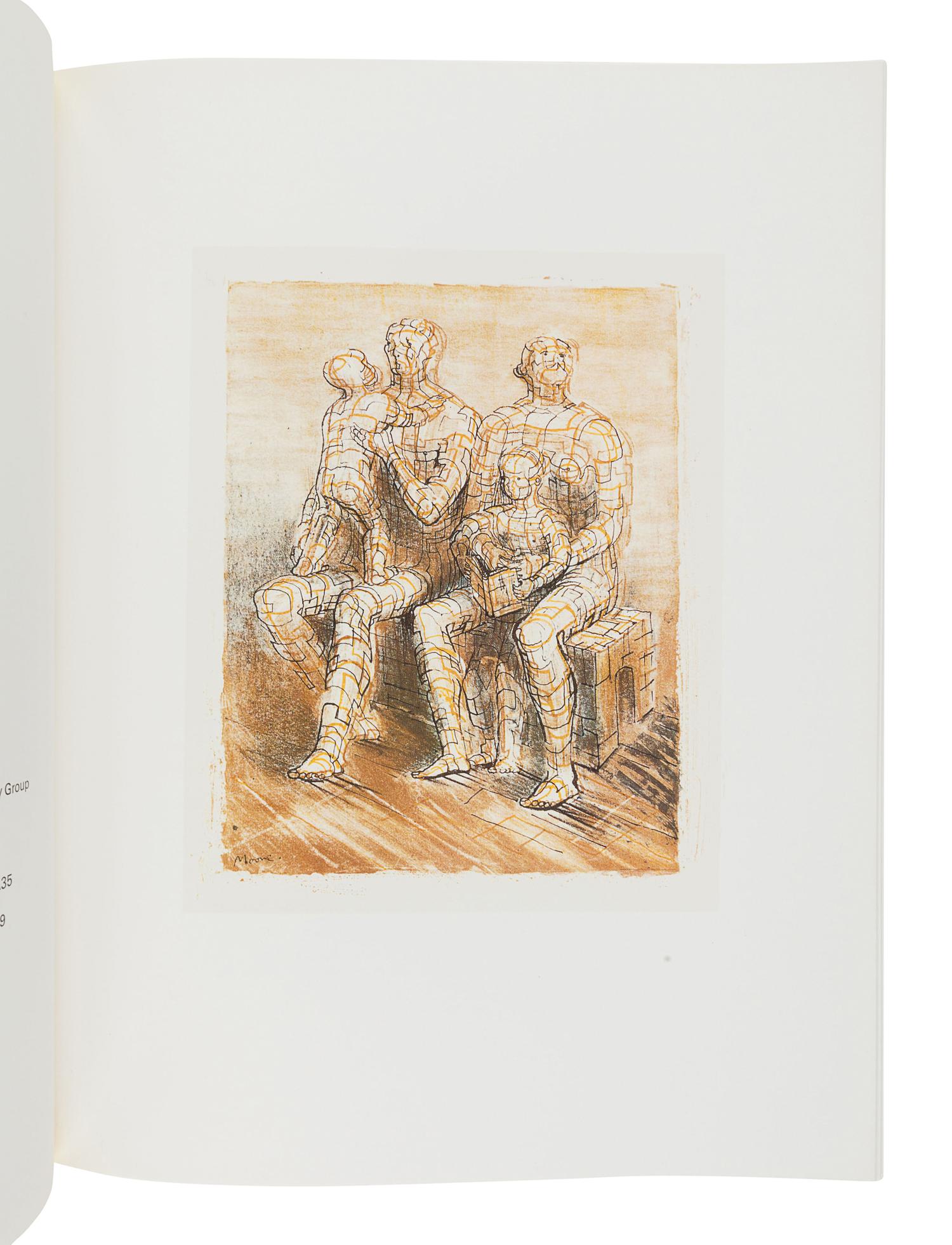 [MOORE, Henry (1898-1986)]. CRAMER, Gérald and Patrick, et al. Henry Moore. Catalogue of Graphic Work . Geneva: vols.I-II Gérald Cramer, 1973, 1976; vols.III-IV Patrick Cramer, 1980, 1984.
