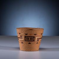 Tlingit Polychrome Basket