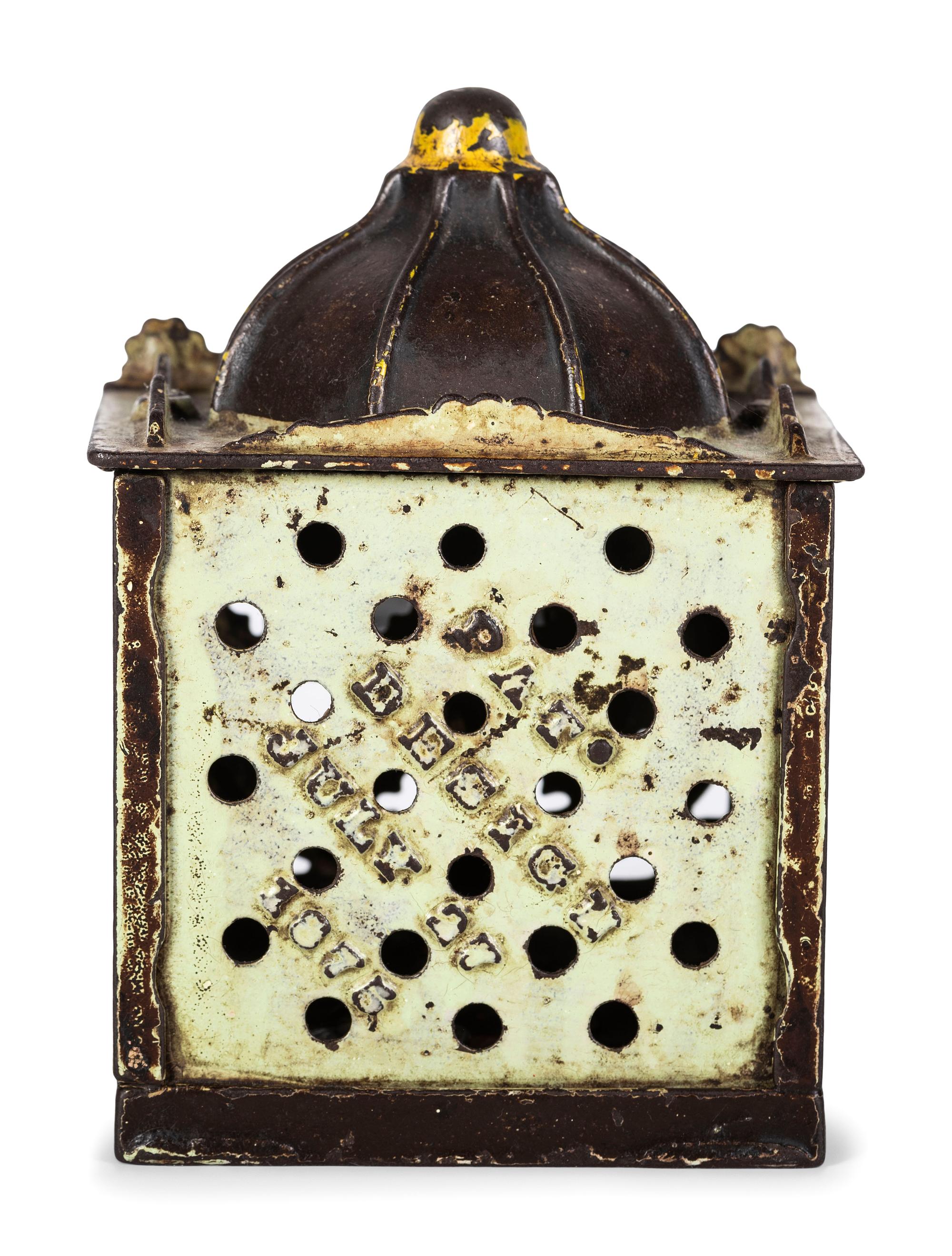 A J. and E. Stevens 'Hall's Liliput' Cast Iron Mechanical Bank