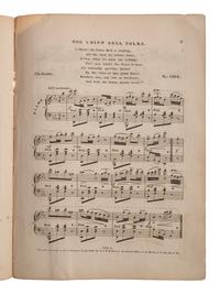 [LINCOLNIANA]. The Union "Bell" Polka, Dedicated to the Hon. John Bell. of Tenn . Philadelphia: Lee & Walker, 1860.
