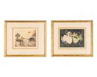 Two Decorative Framed Prints