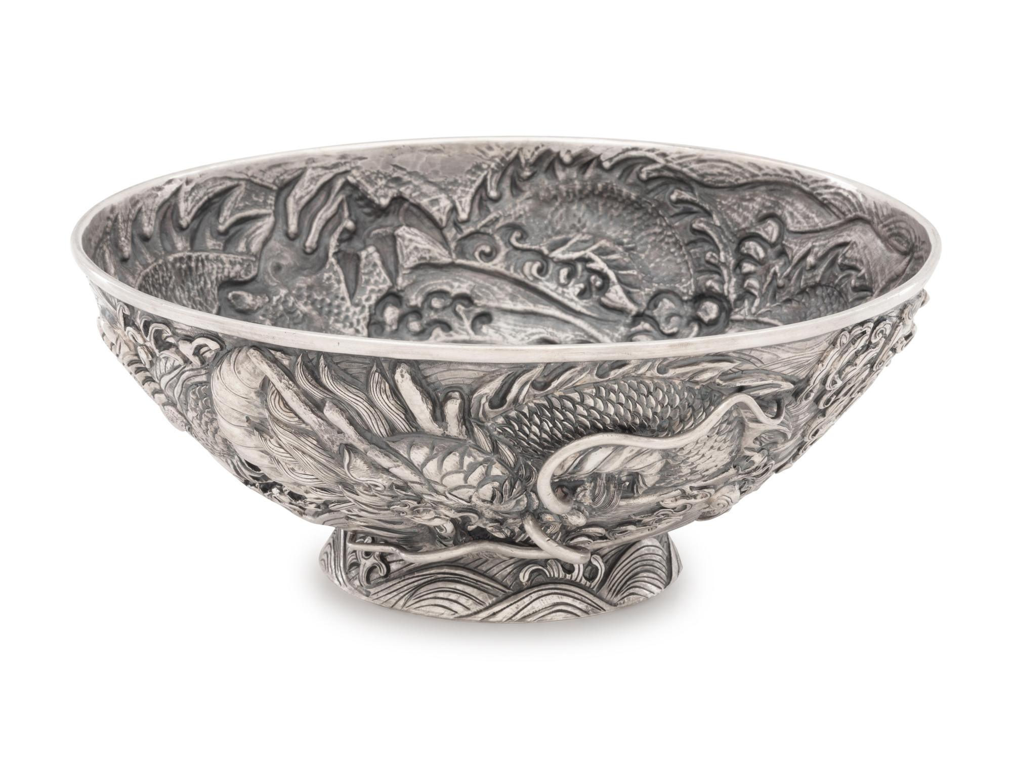 A Japanese Silver Bowl