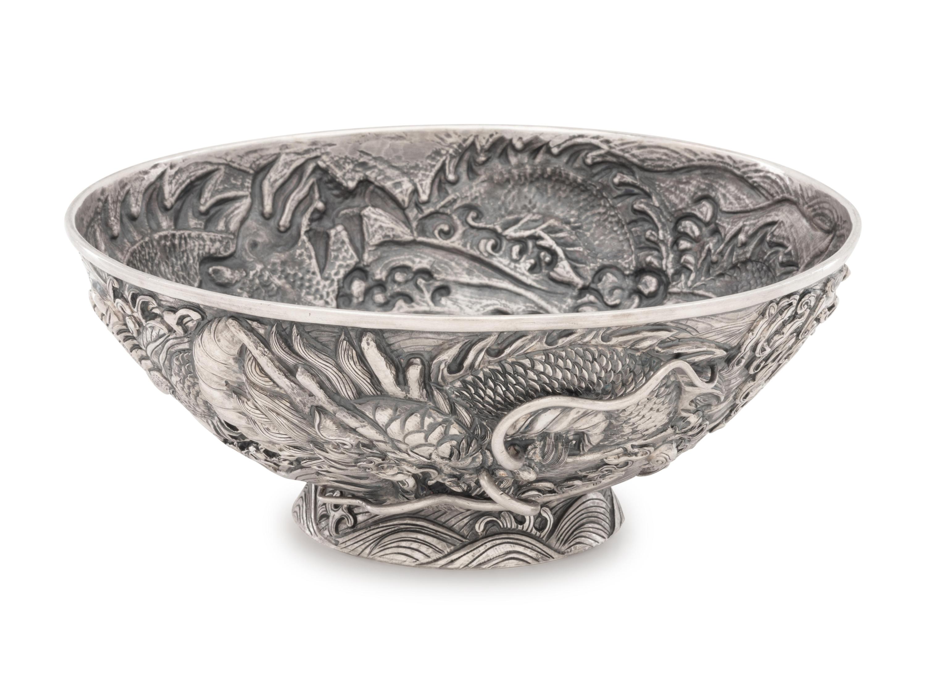 A Japanese Silver Bowl