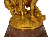 A Gilt Bronze Figural Bacchanalia Group, After Michel Claude Clodion (French, 1738-1814) — 19TH CENTURY