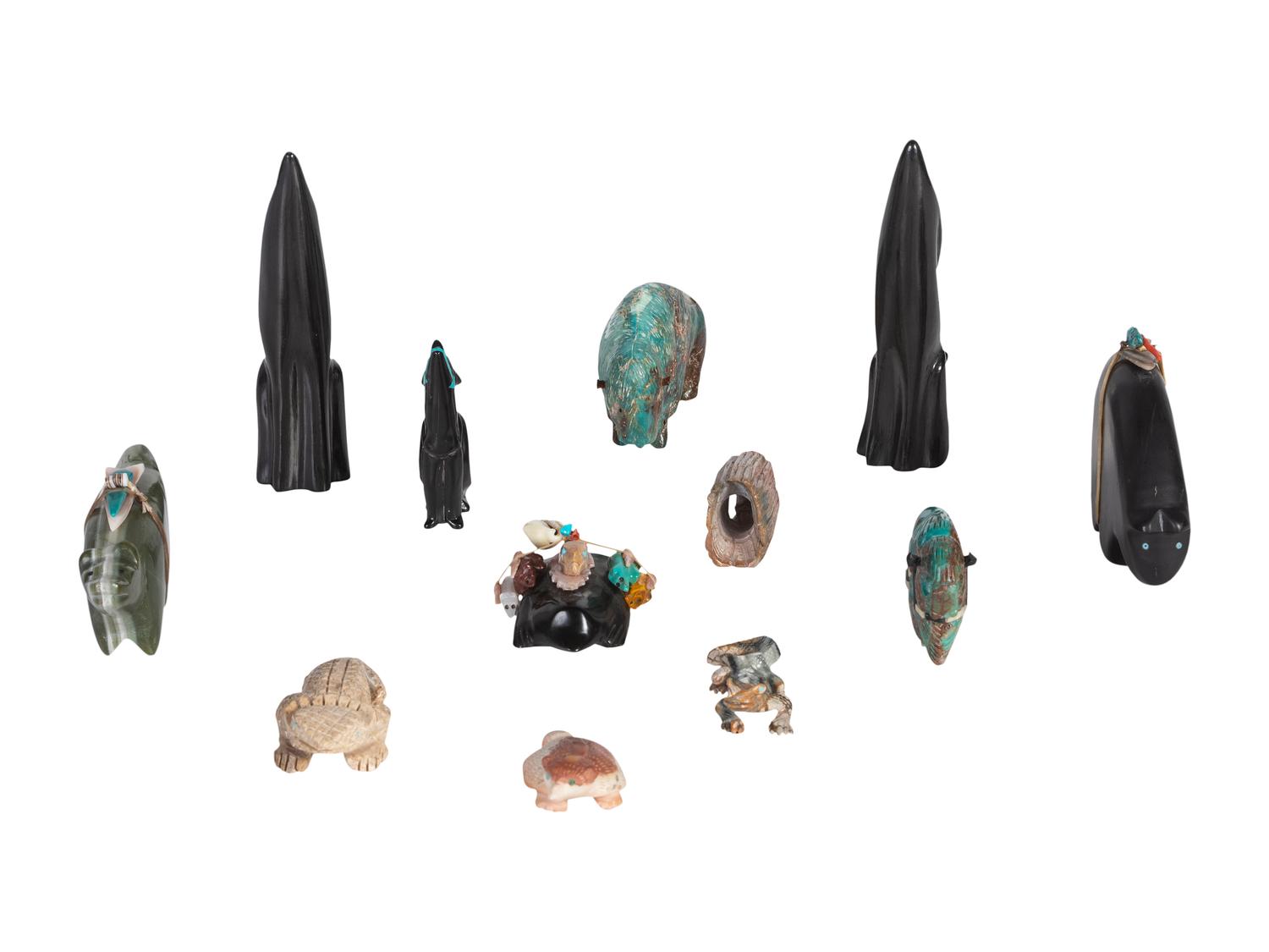 Santa Clara, San Ildefonso, and Zuni Miniatures