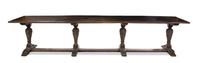 An English Oak Refectory Table, SECOND HALF 17TH CENTURY, Height 29 inches x width 12 feet. — SECOND HALF 17TH CENTURY,