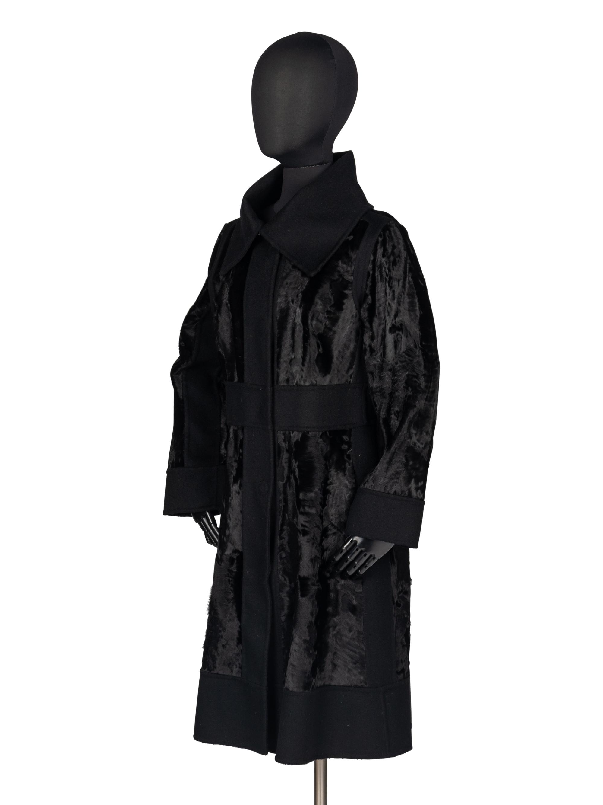 J. Mendel Broadtail and Wool Coat