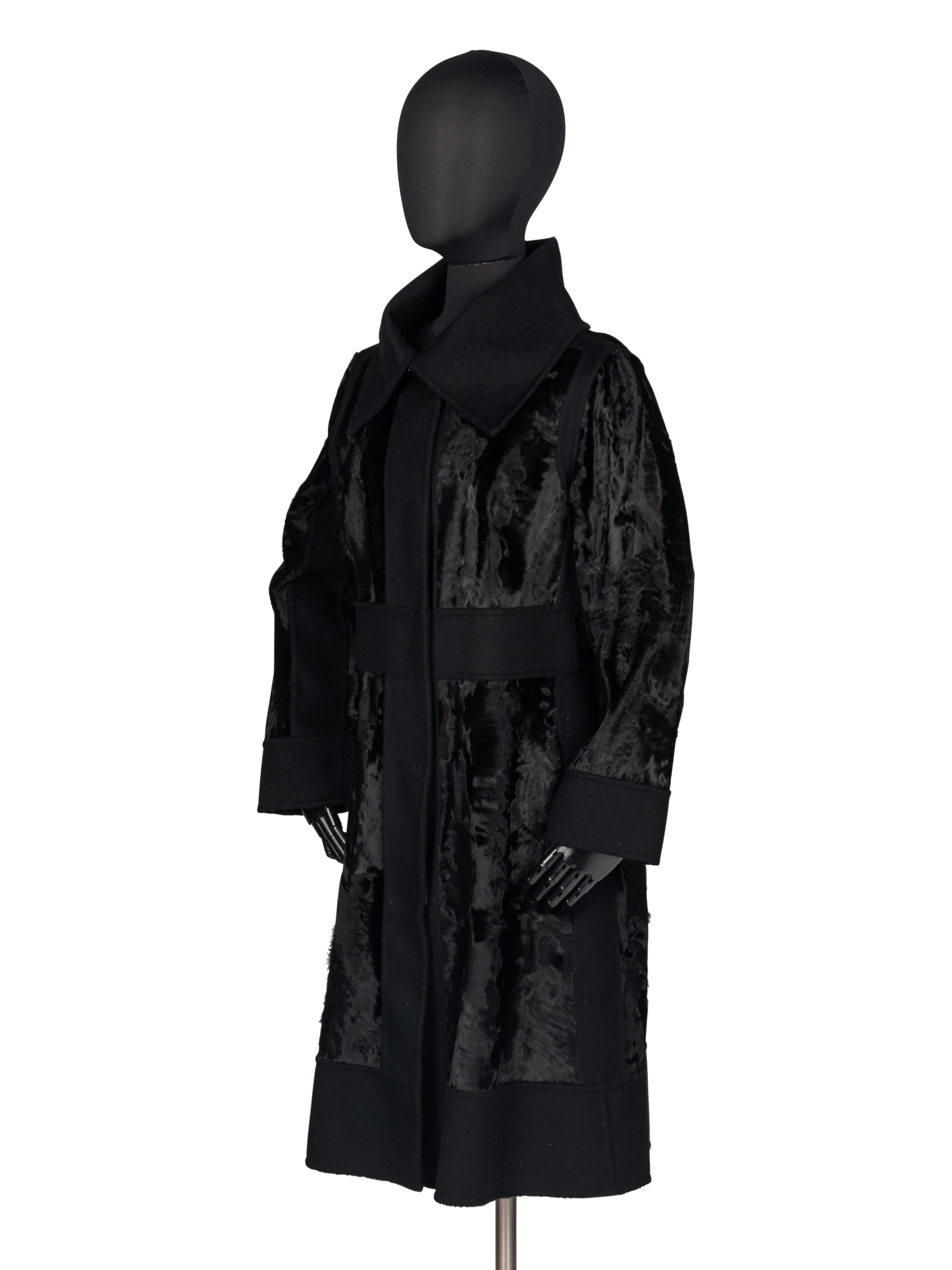 J. Mendel Broadtail and Wool Coat