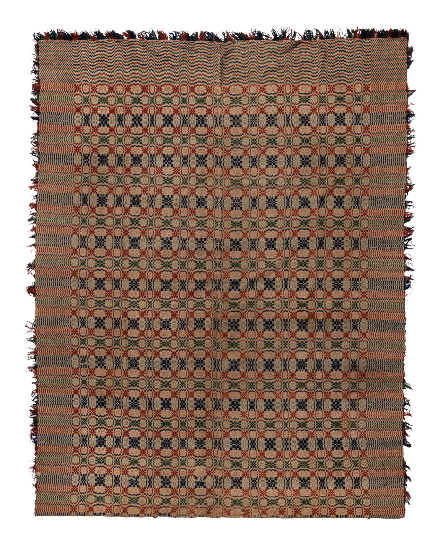 Three Overshot Coverlets
