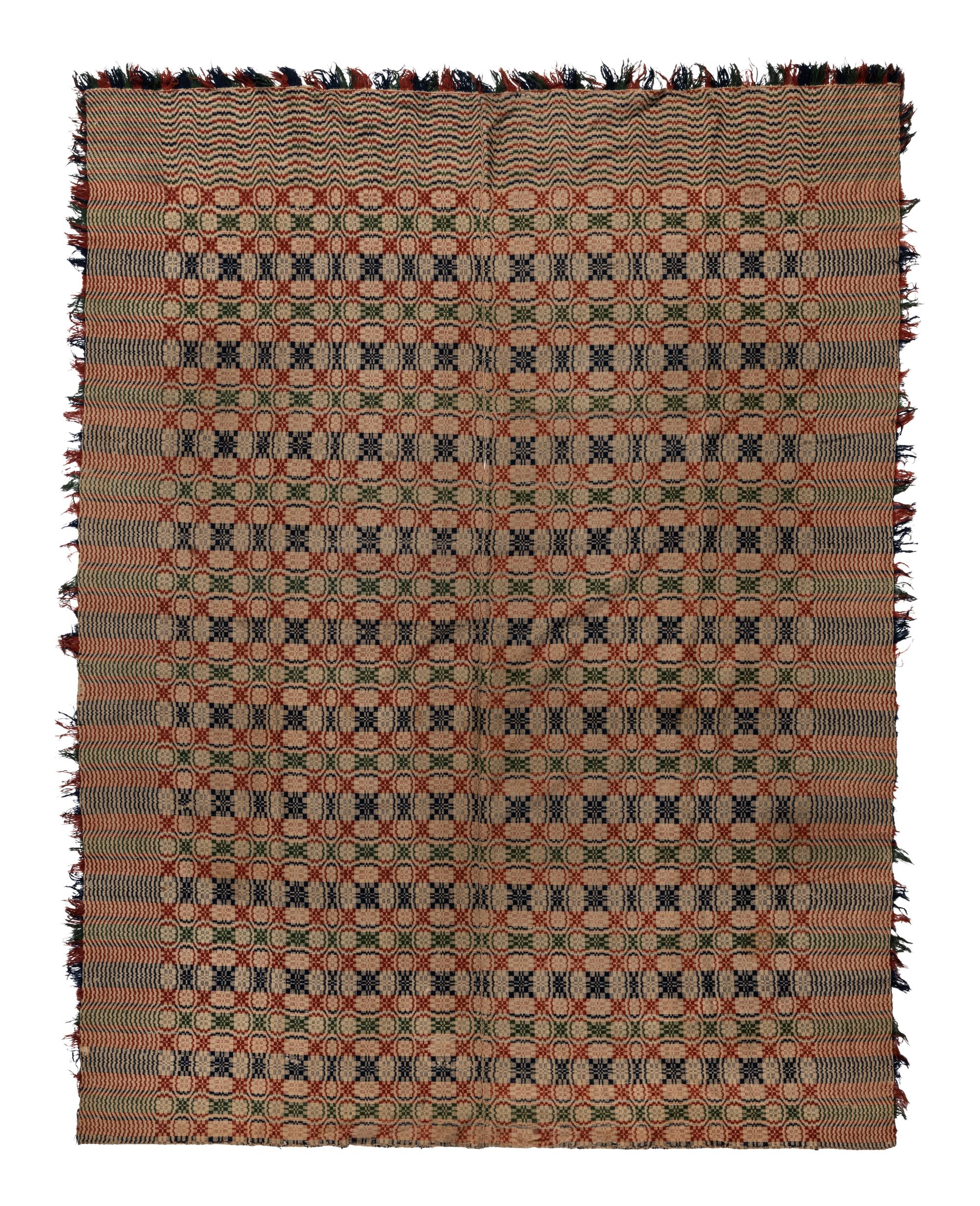 Three Overshot Coverlets