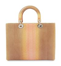 Christian Dior Multicolored Python Medium Lady Dior Bag, 2011