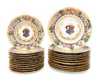 A Capodimonte Porcelain Dinner Service