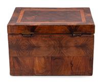 A George II Oysterwood Veneered Box