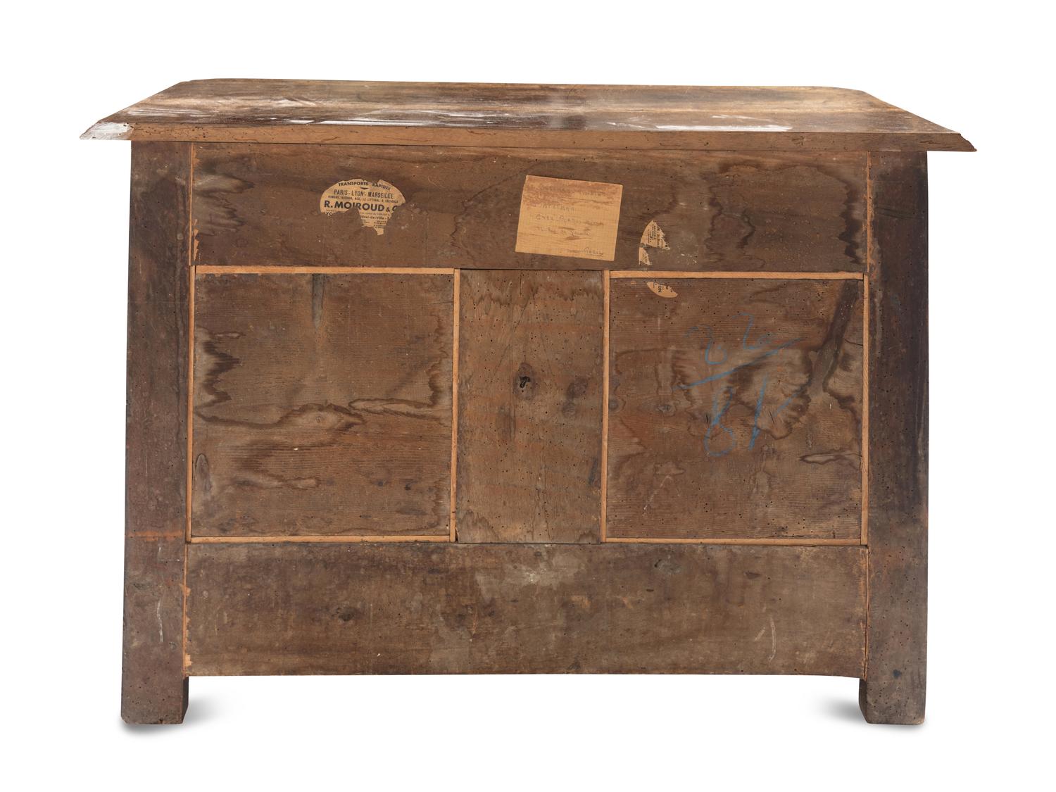A French Provincial Walnut Chest of Drawers