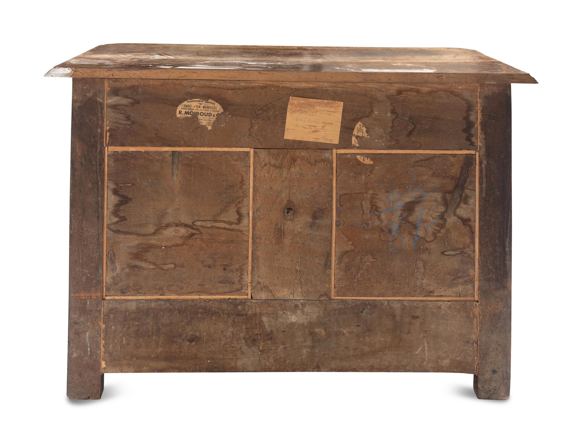 A French Provincial Walnut Chest of Drawers