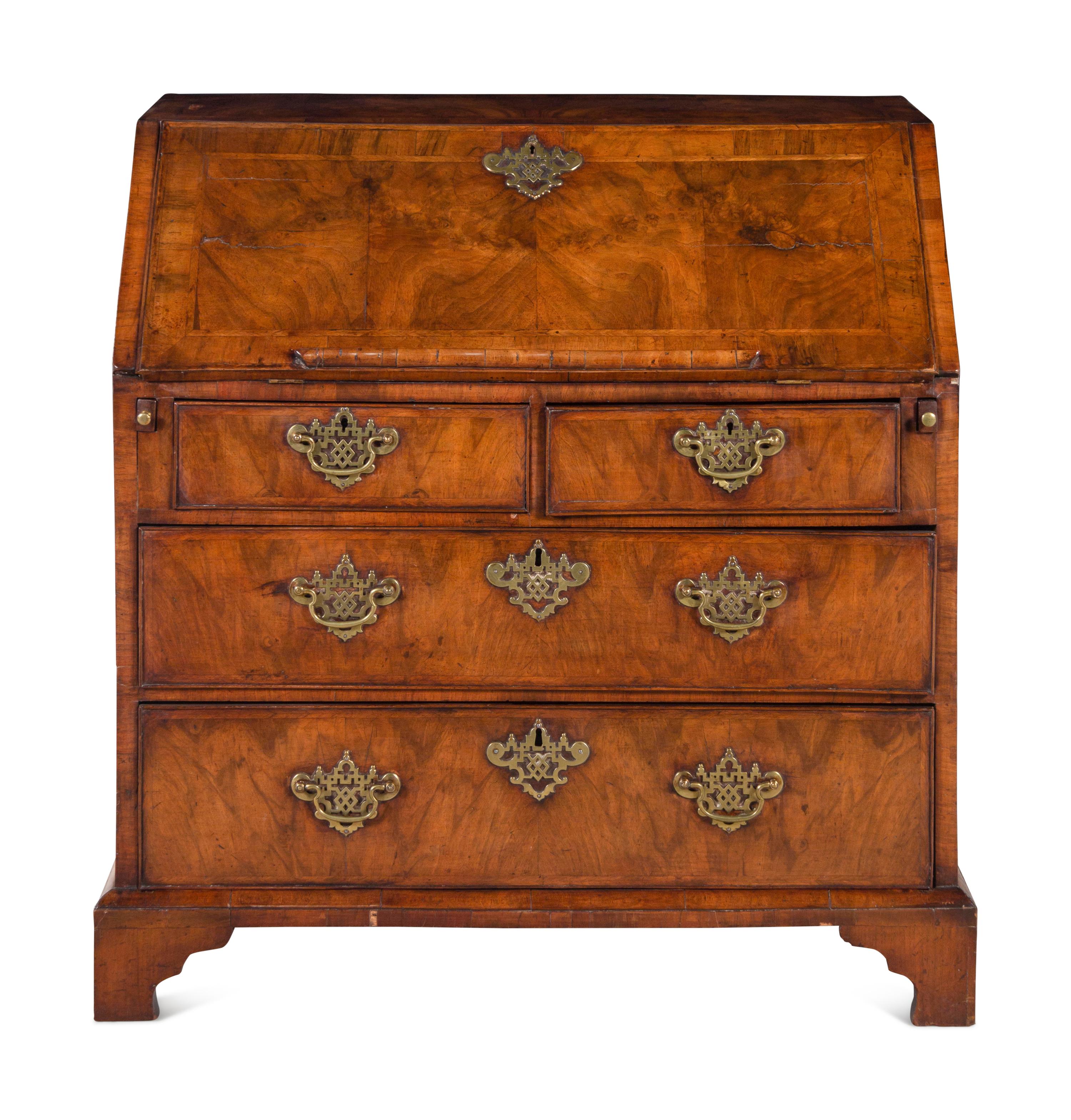 A Queen Anne Walnut Secretary Bureau