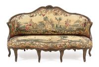 A Louis XV Painted Canape Height 45 x width 74 x depth 34 inches. — 18TH CENTURY