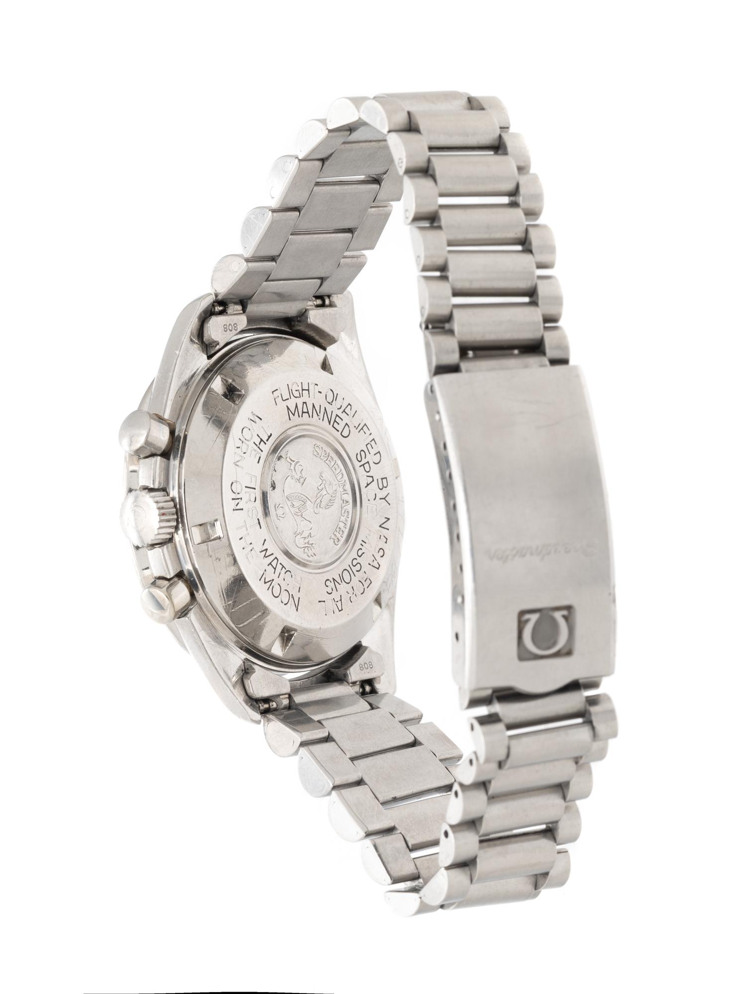 OMEGA, REF. 145.022 STAINLESS STEEL 'SPEEDMASTER' 'ZAF' MILITARY-ISSUED CHRONOGRAPH WATCH, BOX & PAPERS