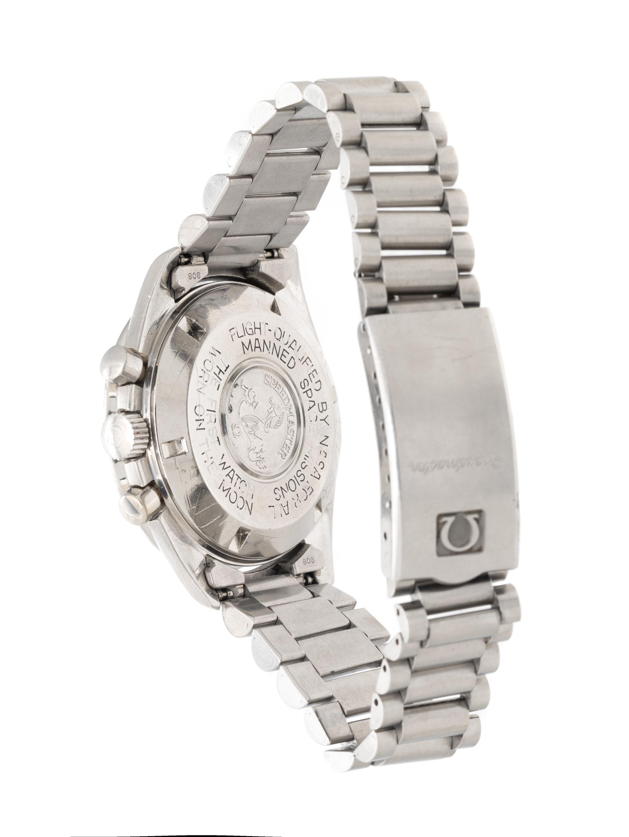 OMEGA, REF. 145.022 STAINLESS STEEL 'SPEEDMASTER' 'ZAF' MILITARY-ISSUED CHRONOGRAPH WATCH, BOX & PAPERS