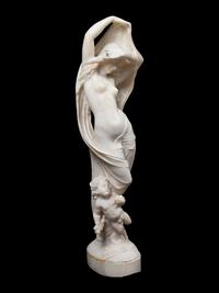 An Italian Alabaster Figural Group