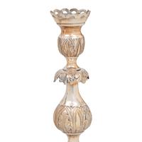 A Pair of Polish Silver Candlesticks