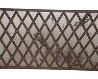 A Continental Neoclassical Style Parcel Gilt Iron Fire Screen