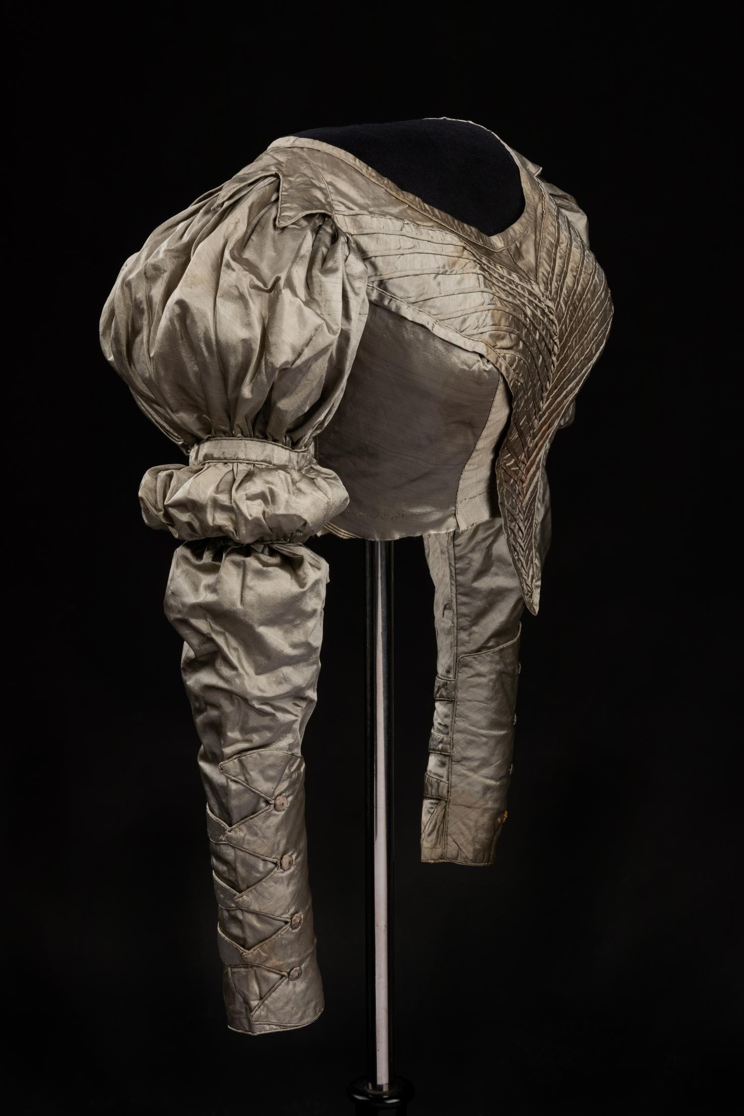 Three 19th Century Silk Bodices, 1820s-1830s