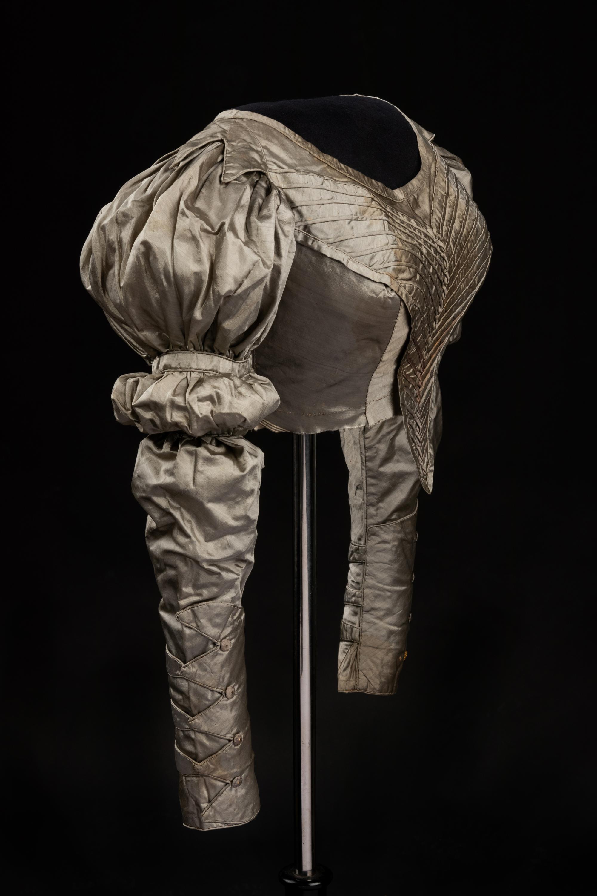 Three 19th Century Silk Bodices, 1820s-1830s