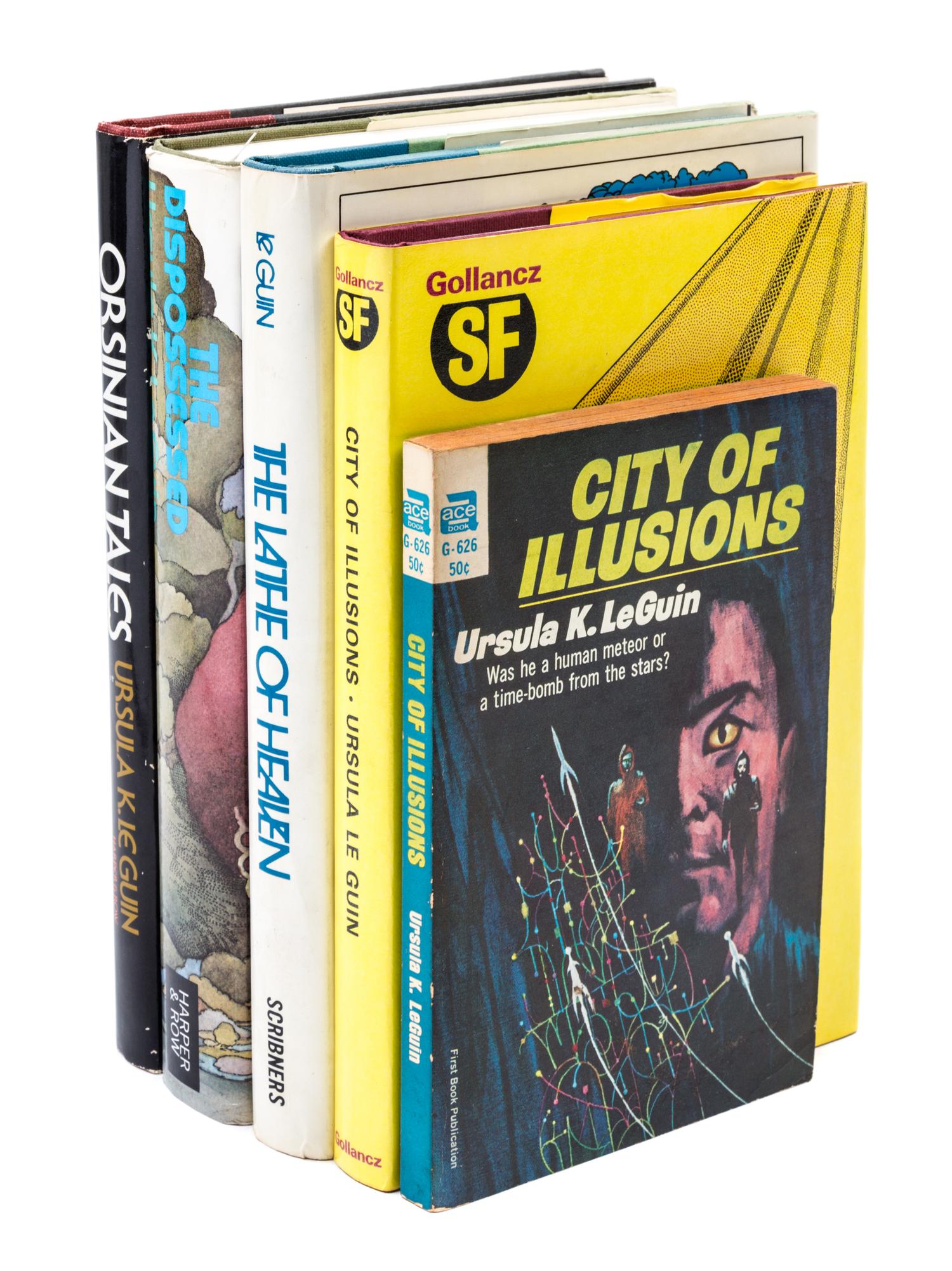 LE GUIN, URSULA K. A group of 5 works with various places and various dates.