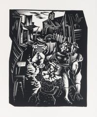 Sunday Promenade (from Hale Woodruff: Selections from the Atlanta Period 1931–1946); published 1996