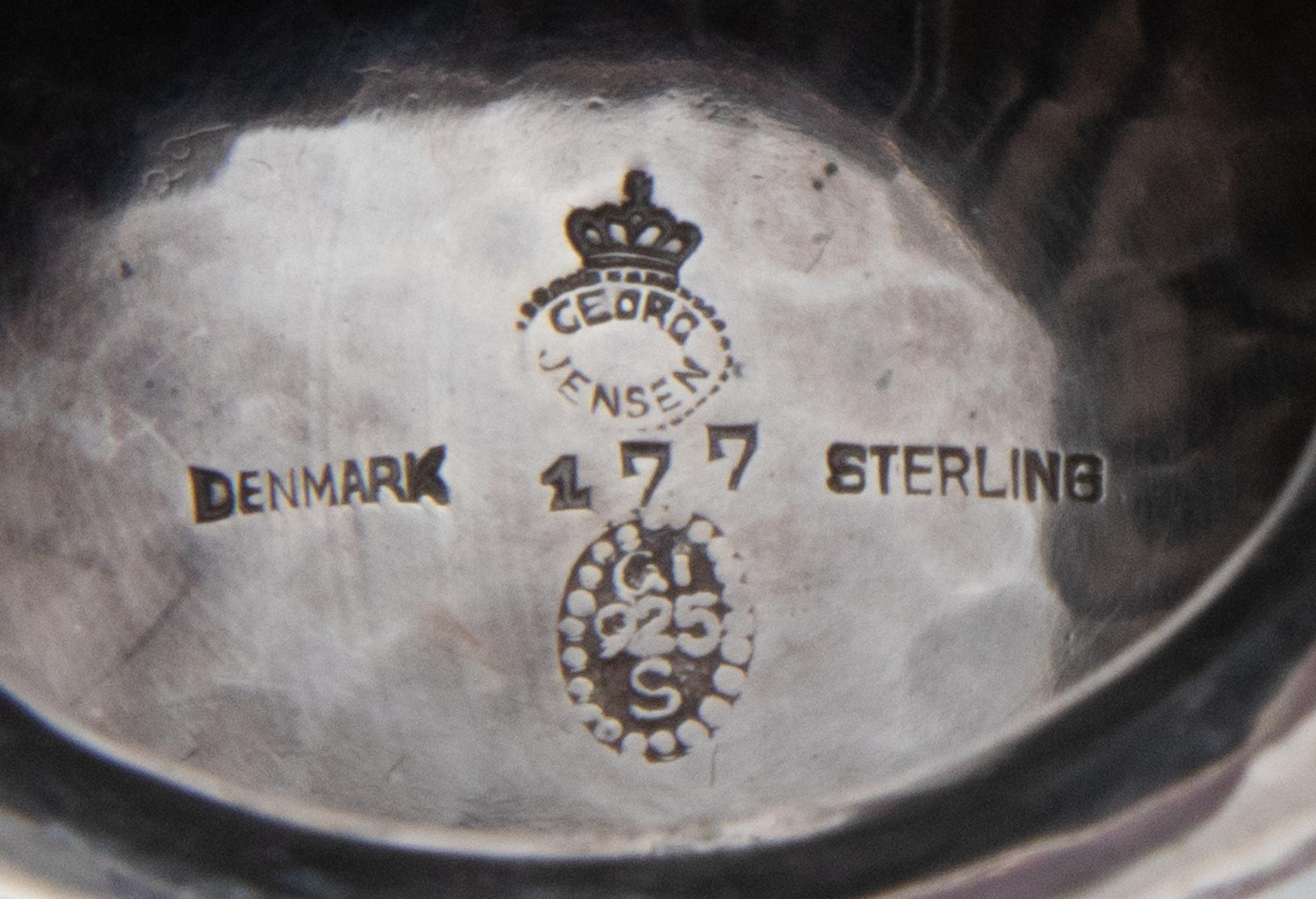 A Danish Silver Sauce Boat (Item 85 on original listing.