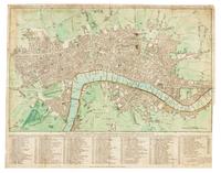 SAYER, Robert (1725-1794). The London Directory or a New & Improved Plan of London, Westminster & Southwark. [London], 1777.