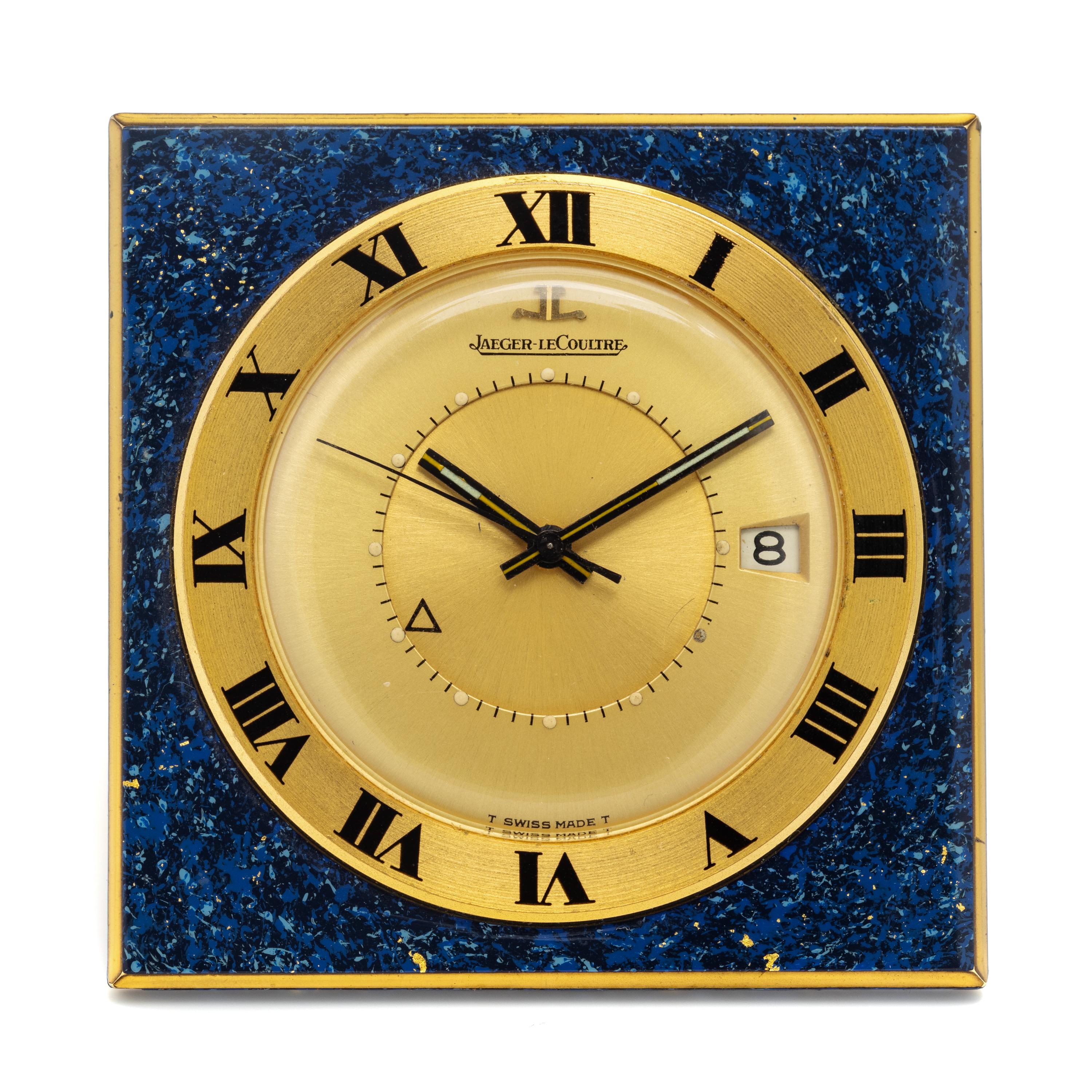 JAEGER-LECOULTRE, 'MEMOVOX' TRAVEL ALARM CLOCK WITH DATE
