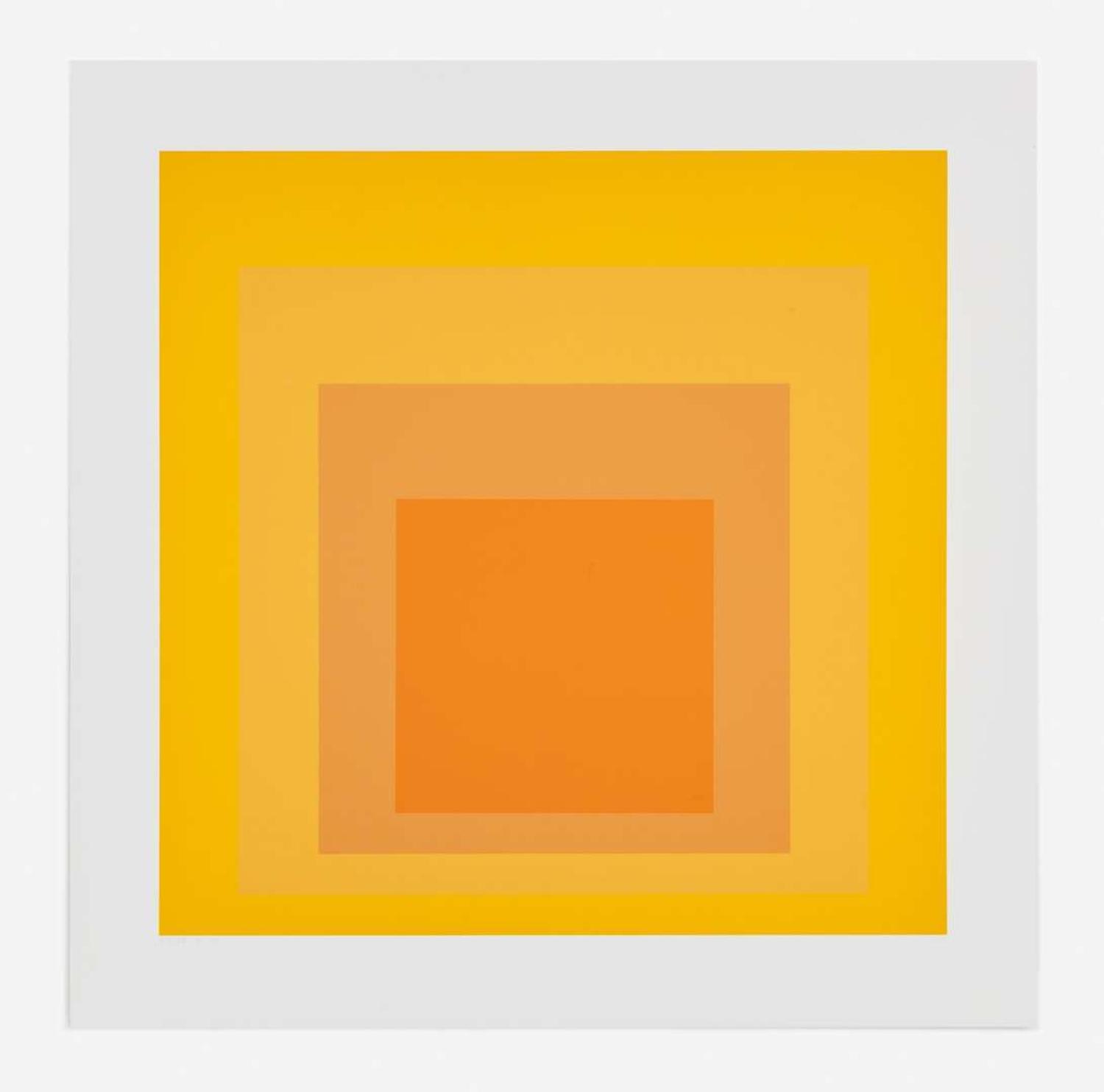 Josef Albers (German, 1888-1976) SP IV (from Homage to the Square)