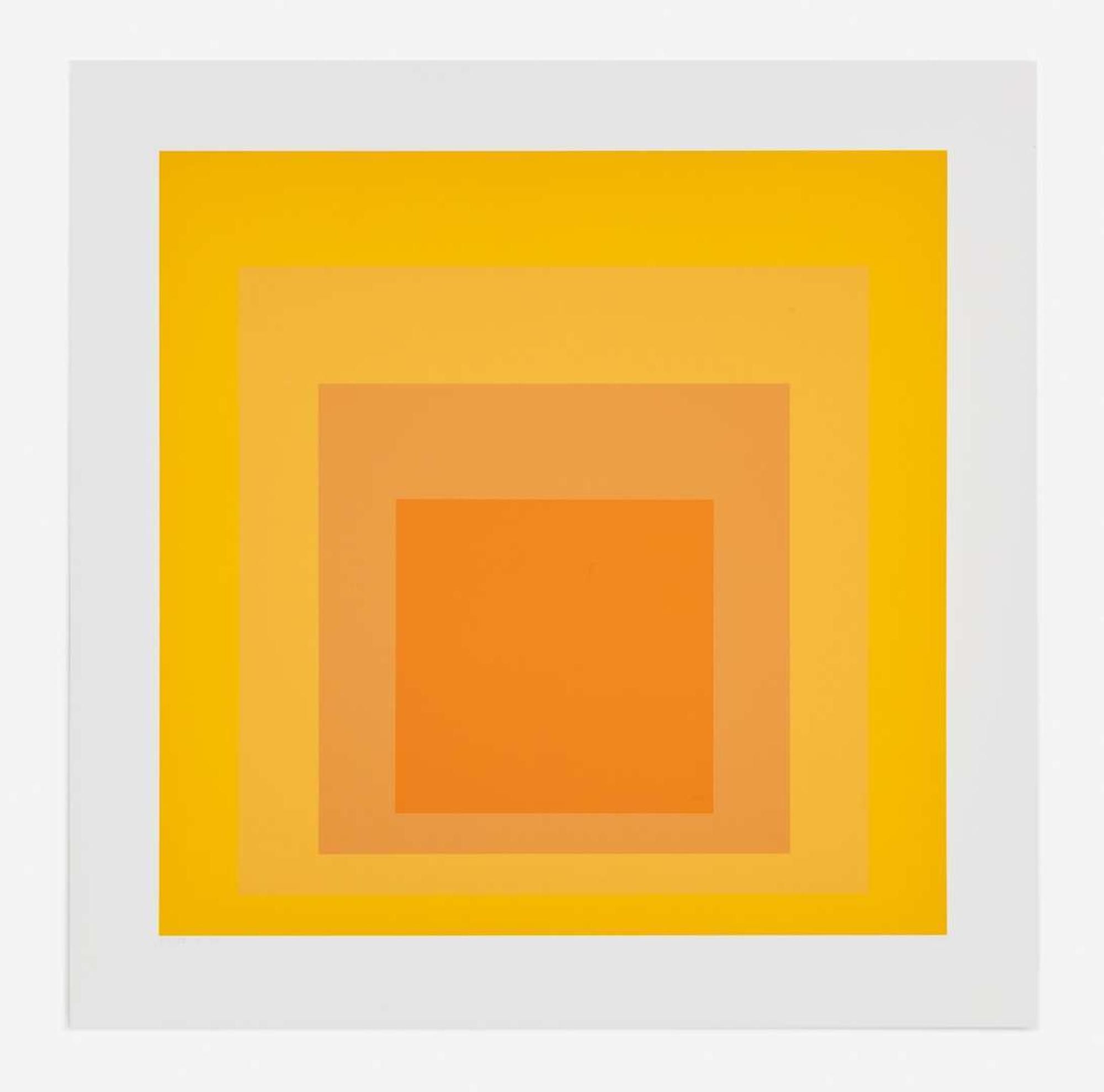 Josef Albers (German, 1888-1976) SP IV (from Homage to the Square)