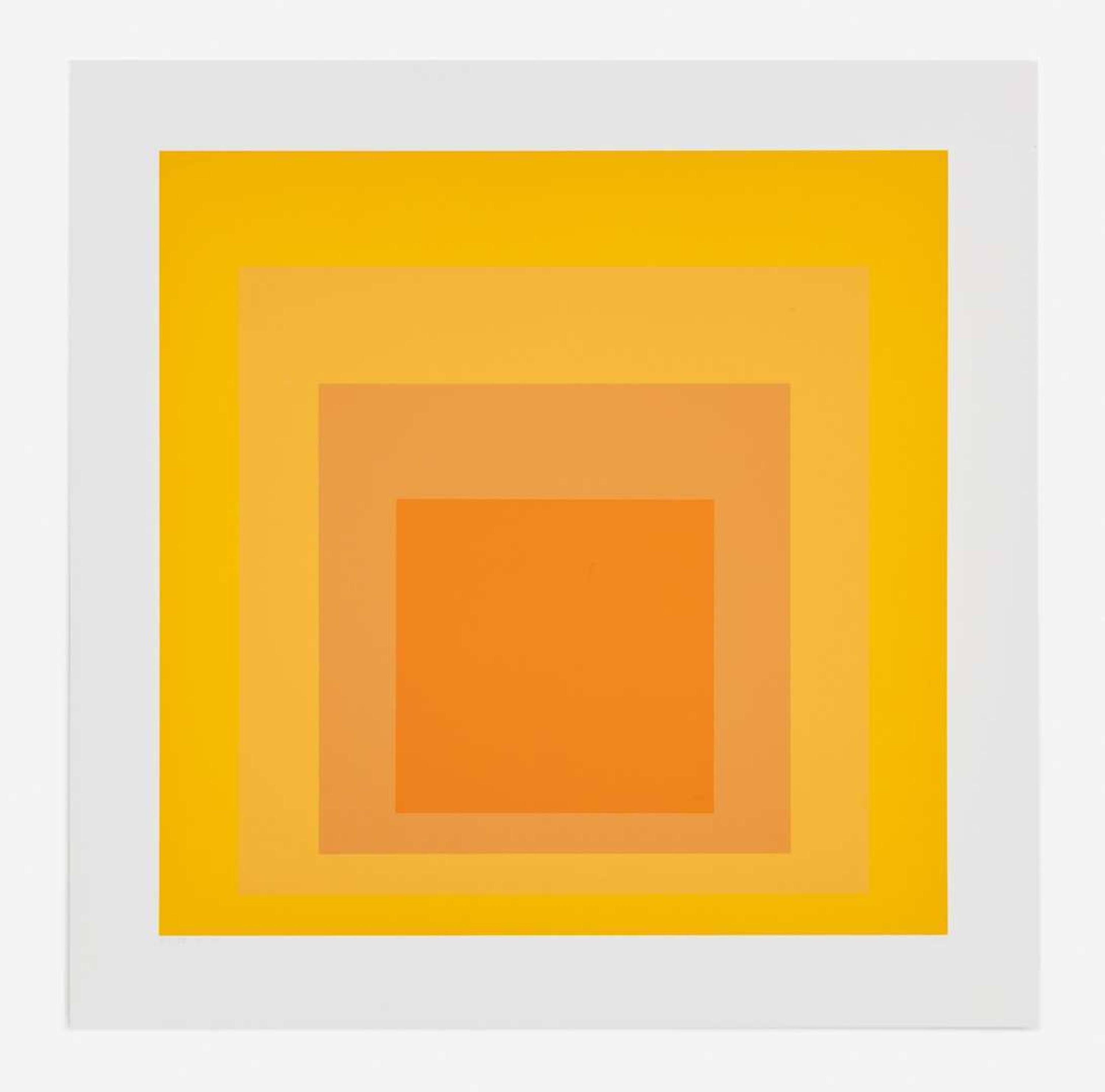 Josef Albers (German, 1888-1976) SP IV (from Homage to the Square)