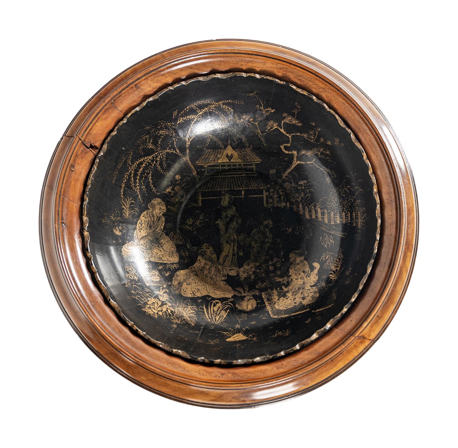 An English Mahogany Jardiniere Stand