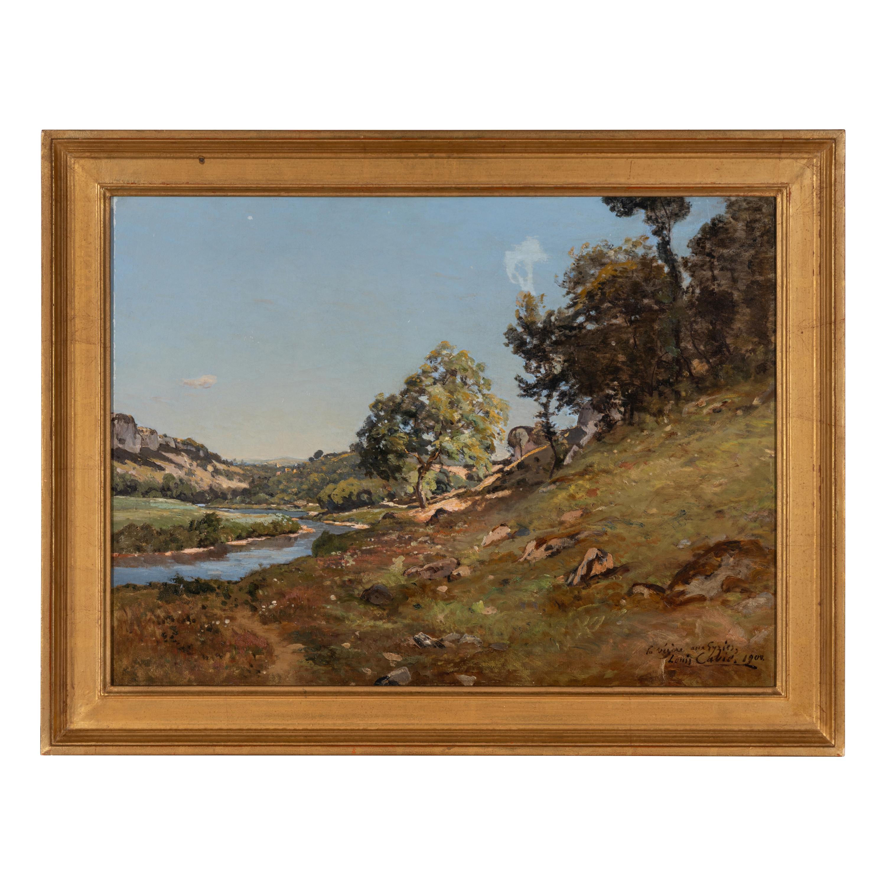 Louis Alexandre Cabie (French, 1853-1939) — The Vezere at es Eyzies , 1900