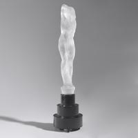 René Lalique (French, 1860–1945) — Grande Nue Socle Lierre Statue mounted as a Lamp, model introduced 1919 Marcilhac, no. 836